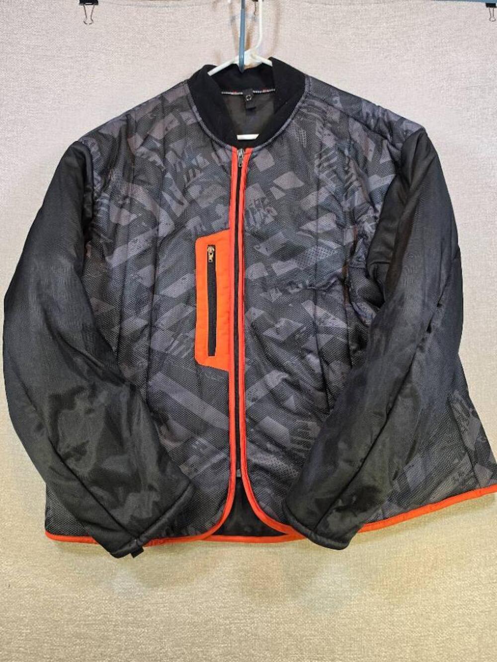 FXR Men's Mission X Jacket Liner Insulated Bomber Coat Puffer Graphic Black 2XL